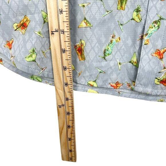 Tommy Bahama Island Zone Coast Cocktail Hour Hawaiian Shirt Sz XL Casusl Party - Picture 15 of 15